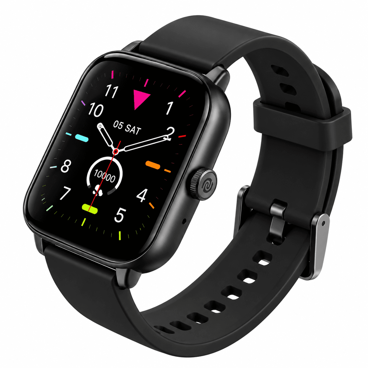 Noise ColorFit Icon Buzz Smartwatch with 1.69 Inch Touchscreen, Bluetooth Calling, Heart Rate & SpO2 Monitoring – Jet Black