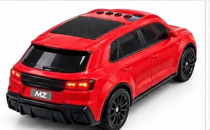 MZ F2 Wireless Bluetooth Speaker | Rechargeable Car-Shaped Speaker | 8W Sound | USB, TF Card, FM Radio & TWS