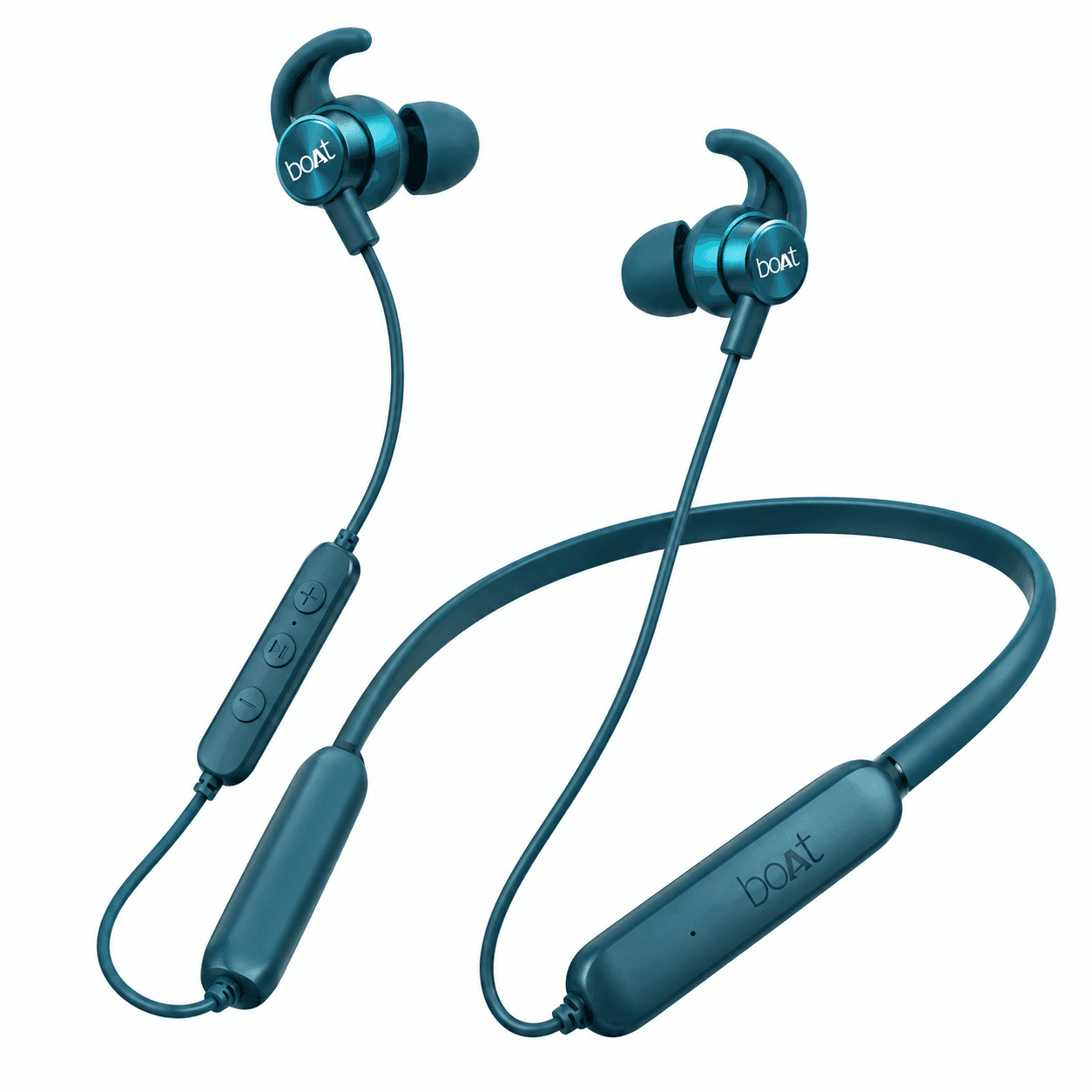 boAt Rockerz 333ANC Wireless Bluetooth Neckband with ANC, 24H Playback, ASAP Charge, ENx Technology – Moon Grey