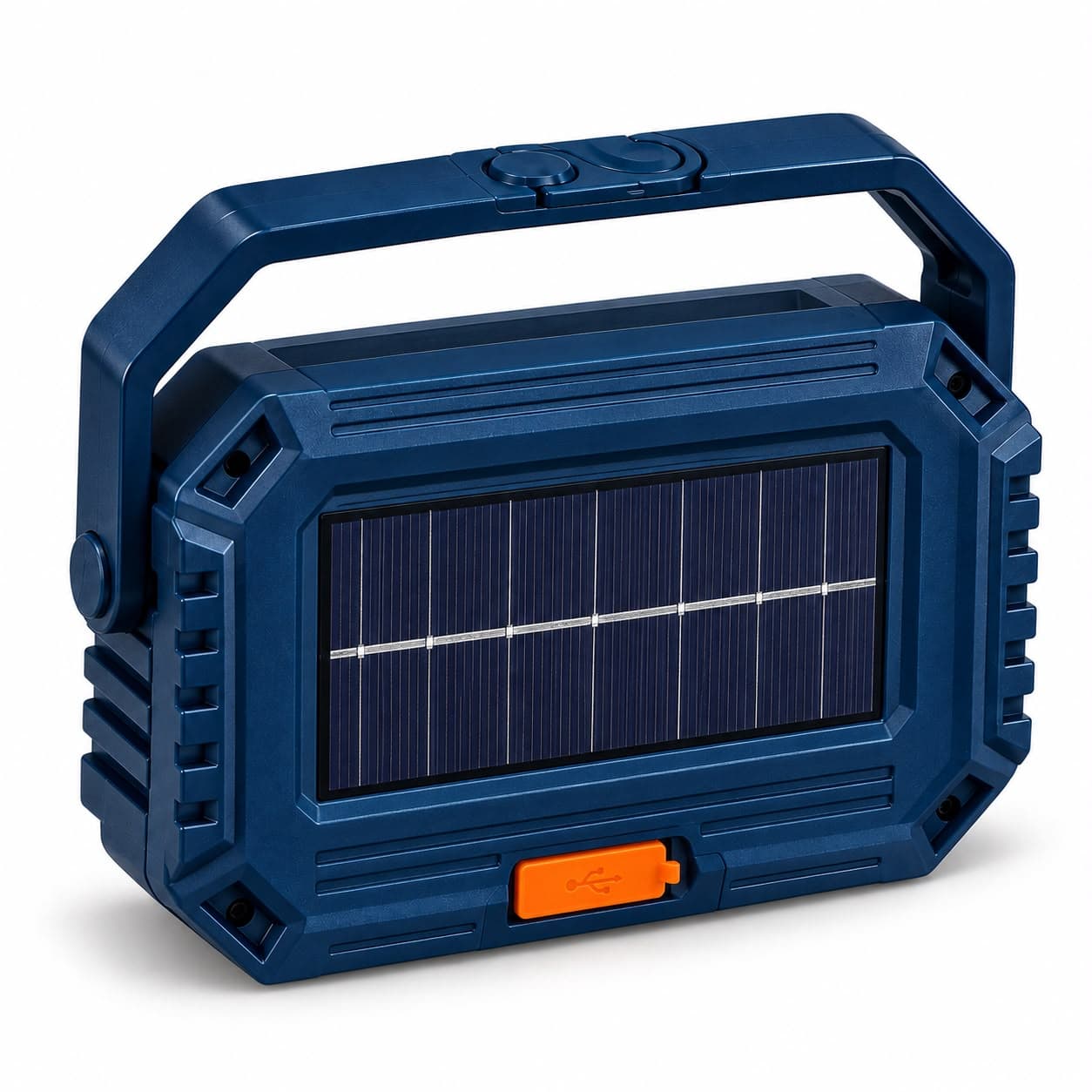 MZ M277 Solar Rechargeable LED Flood Light | 2400mAh Battery | 104 SMD LEDs | USB Charging | Portable Camping & Emergency Light
