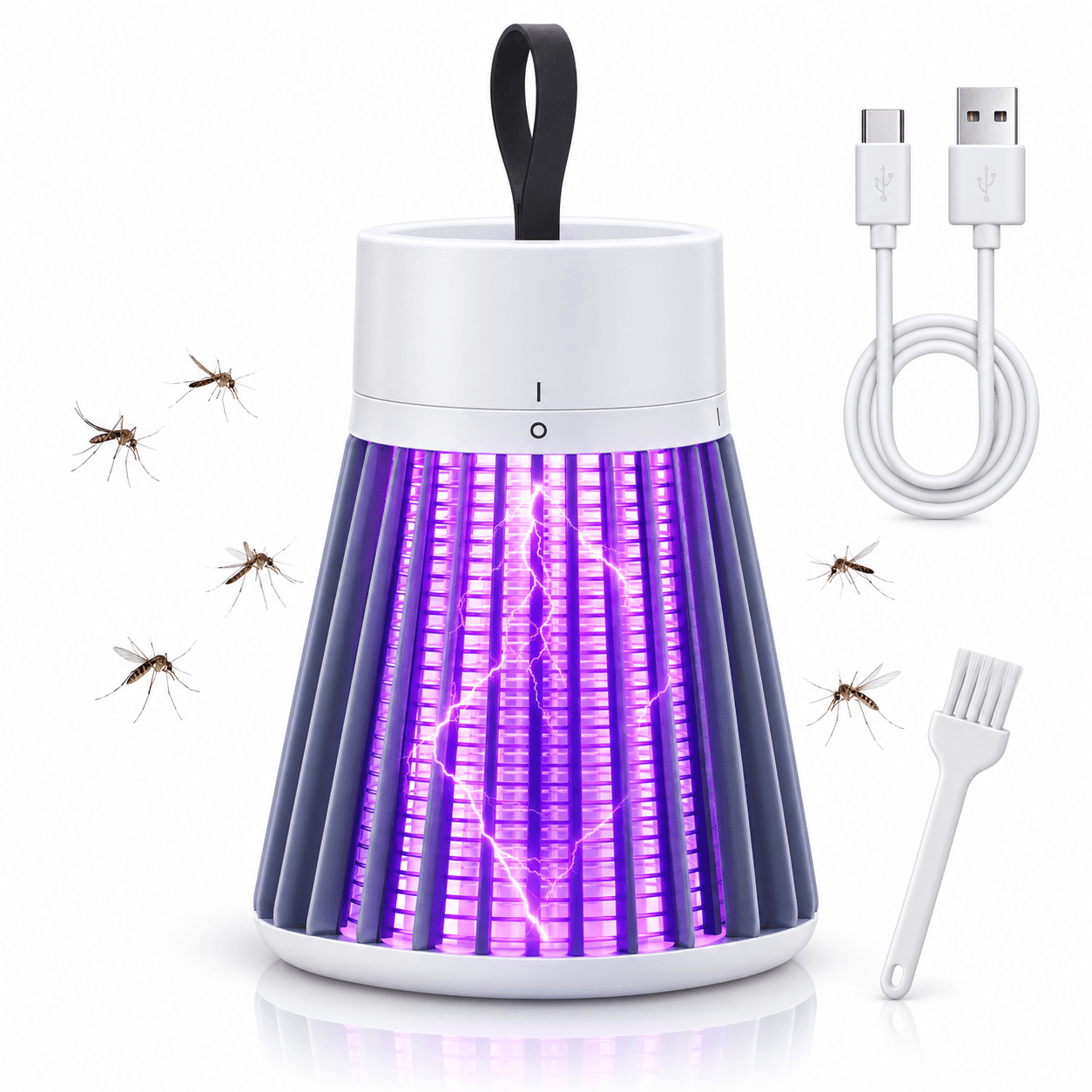 360° USB Rechargeable Electric Mosquito Killer Lamp