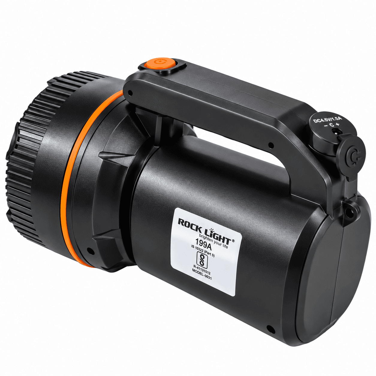 ROCK LIGHT 199A Rechargeable LED Searchlight with Side Light