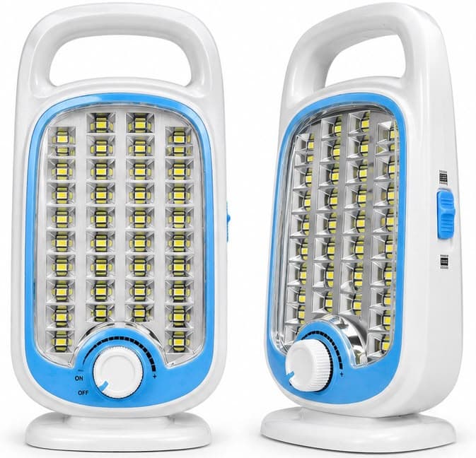 DP DP-7128B Rechargeable LED Emergency Light | 2800mAh Battery | 8.4W | Adjustable Brightness | Portable Lantern