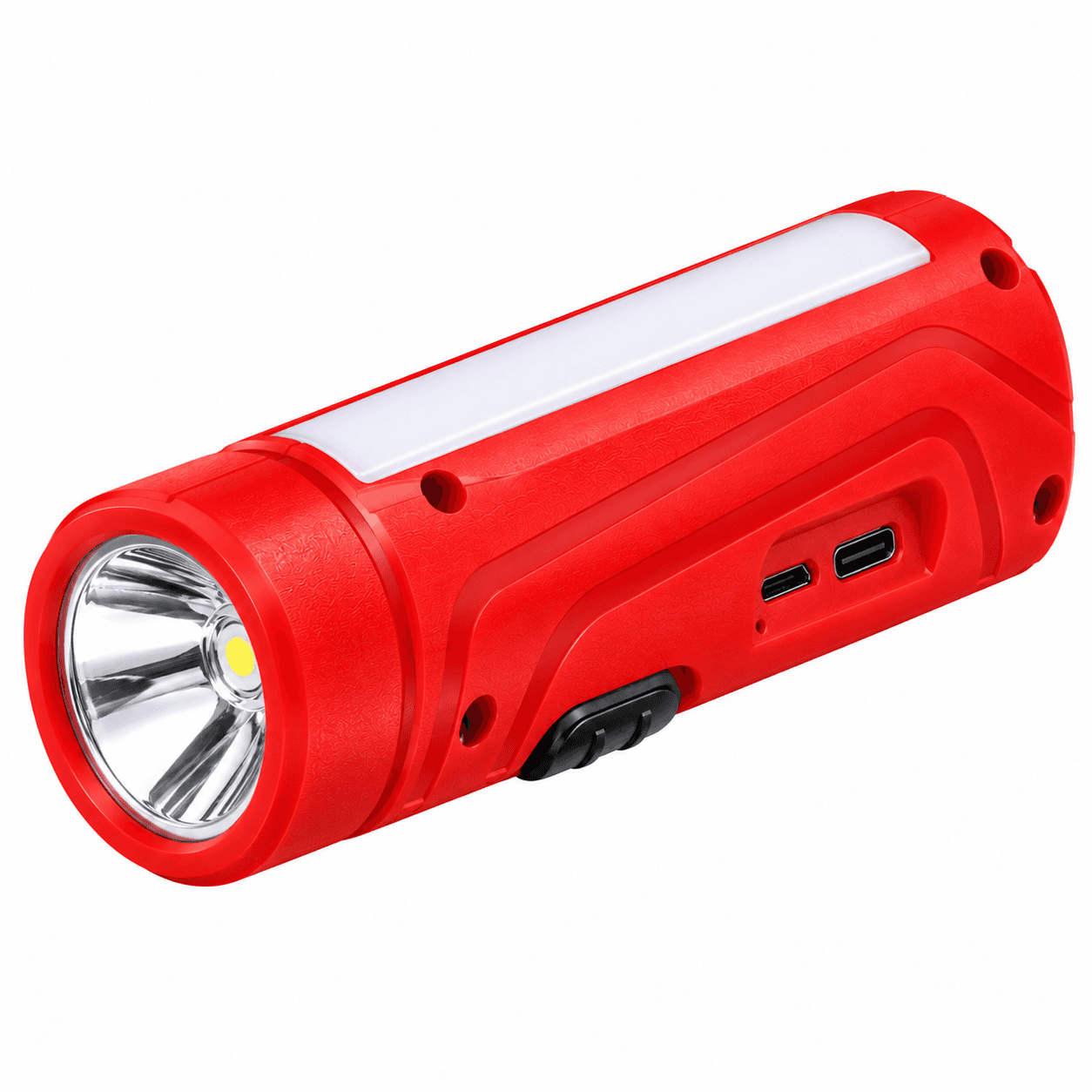 TR23 Rechargeable Mini LED Torch Light 12W – Portable Emergency Flashlight with Charger