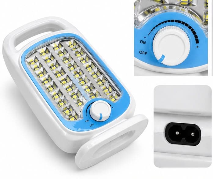 DP DP-7128B Rechargeable LED Emergency Light | 2800mAh Battery | 8.4W | Adjustable Brightness | Portable Lantern