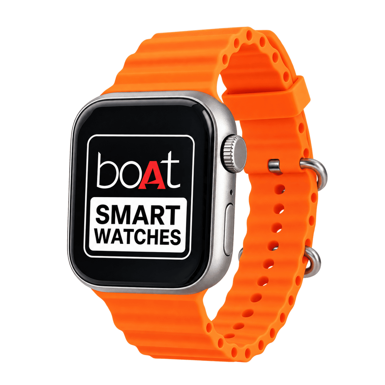 boAt 1.85 Inch HD Smart Watch with Bluetooth Calling, Rotating Crown, Heart Rate & SpO2 Monitoring – Orange