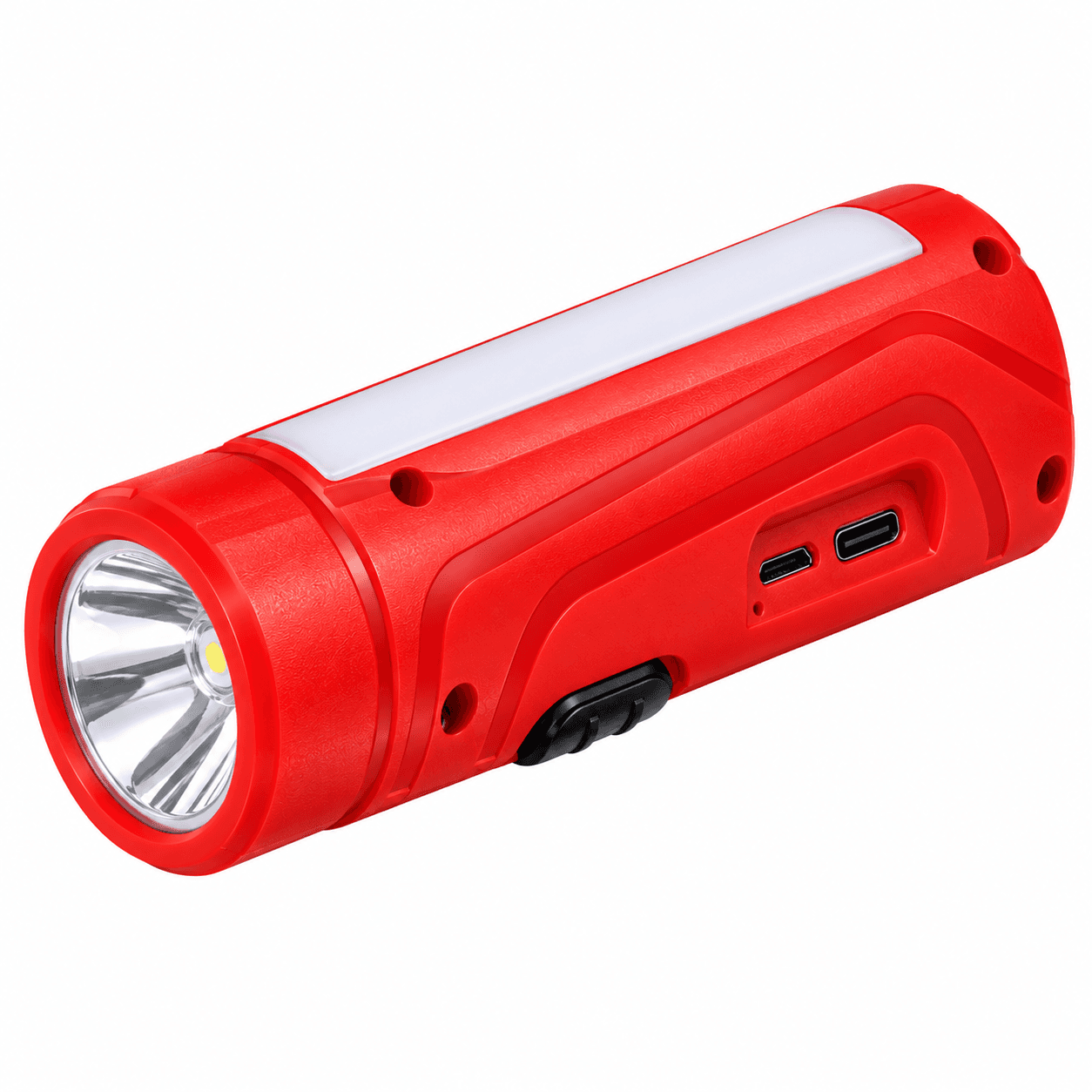 TR23 Rechargeable Mini LED Torch Light 12W – Portable Emergency Flashlight with Charger