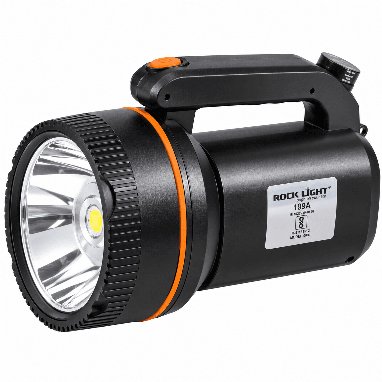 ROCK LIGHT 199A Rechargeable LED Searchlight with Side Light