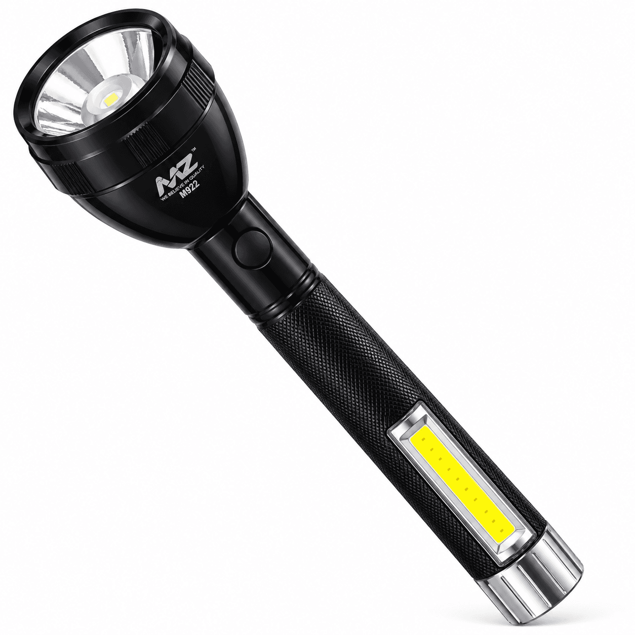 MZ M922 High Power Rechargeable LED Torch with Side Light